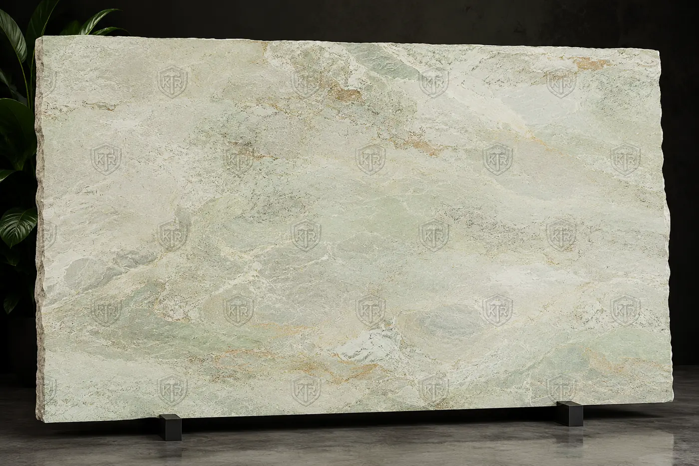 Mint Sandstone Slab surface continuity by K R STONES